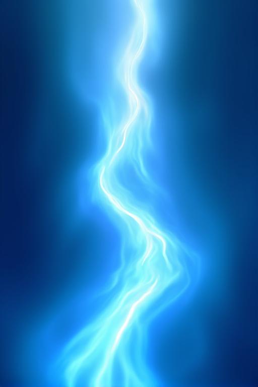 Abstract digital art representing a flowing river of light.